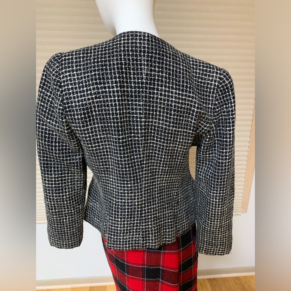 Fleet Street Women’s Jacket. Size:10. Black/White. - Picture 3 of 16